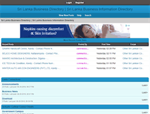 Tablet Screenshot of lankaconnections.com